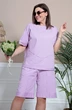 *Костюм с шортами 3027 лаванда BegiModa