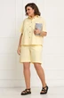 Костюм с шортами 3056 лимон BegiModa