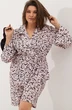 Костюм с шортами 3062 розовый + сердце BegiModa