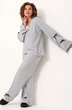 Костюм брючный 3076 серый BegiModa