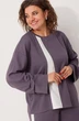 Костюм брючный 3082 баклажан BegiModa