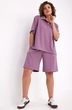 Костюм с шортами 3092 виноградный BegiModa