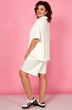 Костюм с шортами 3092 молочный BegiModa