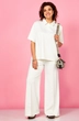 Костюм брючный 3094 молочный BegiModa