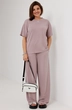 Костюм брючный 3096 розовый пепел BegiModa