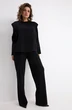 Костюм брючный 3104 черный BegiModa