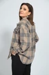 Рубашка 4023 песочно-голубой BegiModa