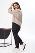 Блузка 4065 кофе BegiModa