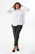 Блузка 4066 белый BegiModa фото 3