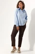 Блузка 4107 голубой BegiModa