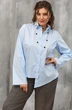 Блузка 4108 голубой BegiModa