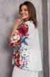Блузка 4131 маковый принт BegiModa