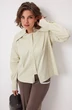 Блузка 4135 зелёная дыня BegiModa фото 4