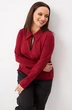 Блузка 4147 бордо BegiModa фото 4