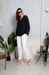 Брюки 6021 молочный BegiModa