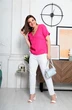 Брюки 6021 молочный BegiModa