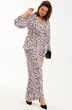 Брюки 6051 розовый + сердце BegiModa