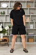Шорты 8004 черный BegiModa