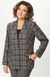 Жакет 412 клетка красно-коричневая БелЭльСтиль фото 4