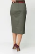 Юбка 598 олива темная БелЭльСтиль фото 2 Юбка 598 олива темная БелЭльСтиль фото 2