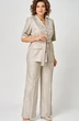 Костюм брючный 837+601 бежевый БелЭльСтиль фото 3