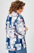 Блузка 877 синий дизайн БелЭльСтиль фото 2