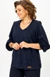 Блузка 879 синий БелЭльСтиль фото 3