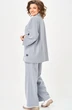 Костюм брючный 884+601 голубая полоска БелЭльСтиль фото 2