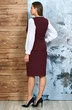 Костюм с юбкой 4232 бордо Белтрикотаж