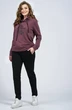Спортивный костюм 4370 слива + черный Белтрикотаж