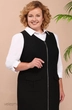 Сарафан 267 черный Bonna Image