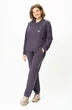 Костюм брючный 455-2 серо-фиолетовый Bonna Image