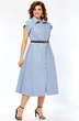 Платье 5085 голубой Celentano lite