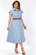 Платье 5085 голубой Celentano lite фото 3