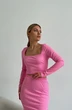 Костюм с юбкой 1310 розовый Continental Fashion