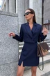 Костюм с юбкой 1410 синий Continental Fashion