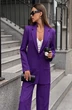 Костюм брючный 0210-7 фиолетовый Continental Fashion