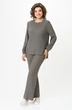 Костюм брючный 5738-2 серый Дали