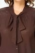 Блузка 7050 коричневый Дали фото 4