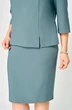 Костюм с юбкой 7055-2 морская волна Дали фото 5