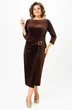 Платье 7062 шоколад Дали