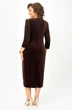 Платье 7062 шоколад Дали фото 2
