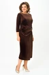 Платье 7062 шоколад Дали фото 3