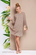 Костюм с платьем 9090 бежевый Daloria
