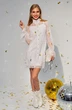 Костюм с платьем 9105 белый Daloria