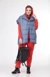 Спортивный костюм+жилет 904 красный Deluiz N