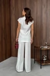 Костюм брючный 2104 белый DilanaVIP фото 2