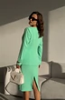 Костюм с платьем 2106-1 мята DilanaVIP фото 2