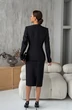 Костюм с платьем 2106 черный DilanaVIP фото 2