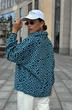 Джемпер 2121 сине-голубой принт DilanaVIP фото 2